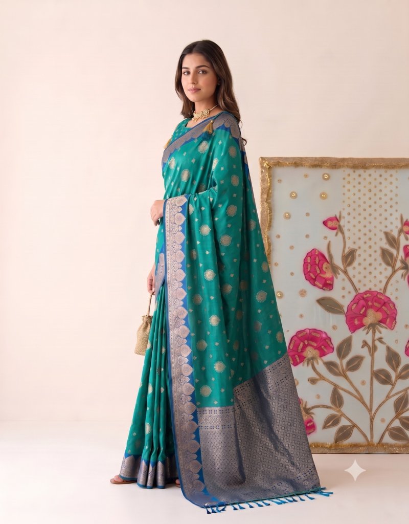 Devanshi By Ast Silk Fabric Elegant Border Saree